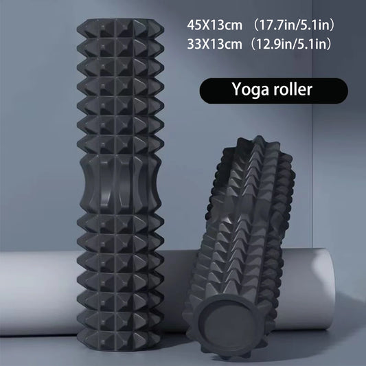 Premium 45Cm Yoga Foam Roller for Muscle Massage and Relaxation - Versatile Pilates and Fitness Tool for Effective Exercise